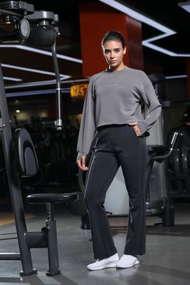 ポーチ付きの女性の高層フラワーパンツ スクワット・プルーフ 電話・フレンドリーデザイン