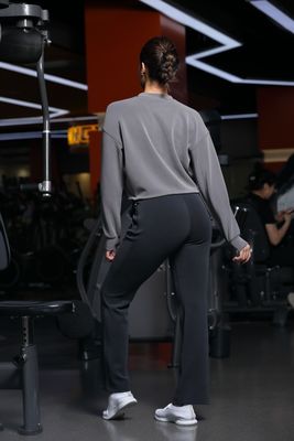 ポーチ付きの女性の高層フラワーパンツ スクワット・プルーフ 電話・フレンドリーデザイン